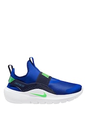 Nike Racer Blue Youth Flex Runner 4 Trainers - Image 1 of 4