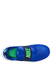 Nike Racer Blue Youth Flex Runner 4 Trainers - Image 3 of 4
