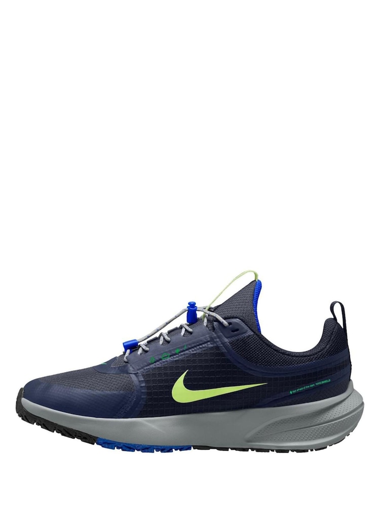 Nike Navy Yellow Youth Star Runner Utility Trainers - Image 2 of 4