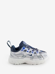 Nike Wolf Grey Blue Infant Trainers - Image 1 of 1