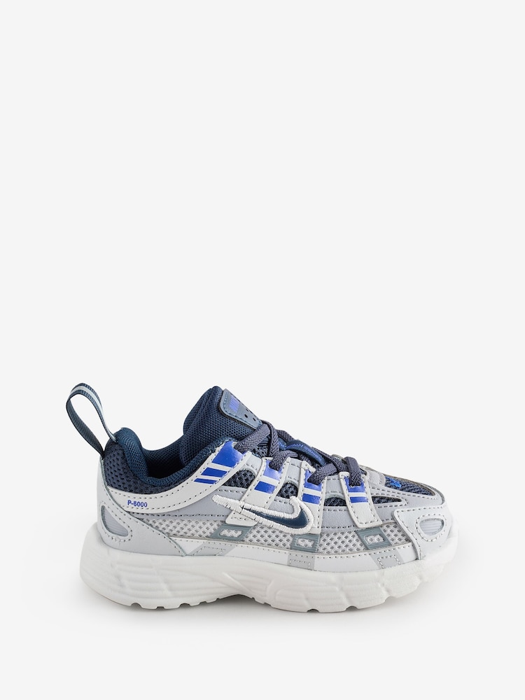 Nike Wolf Grey Blue Infant Trainers - Image 1 of 1