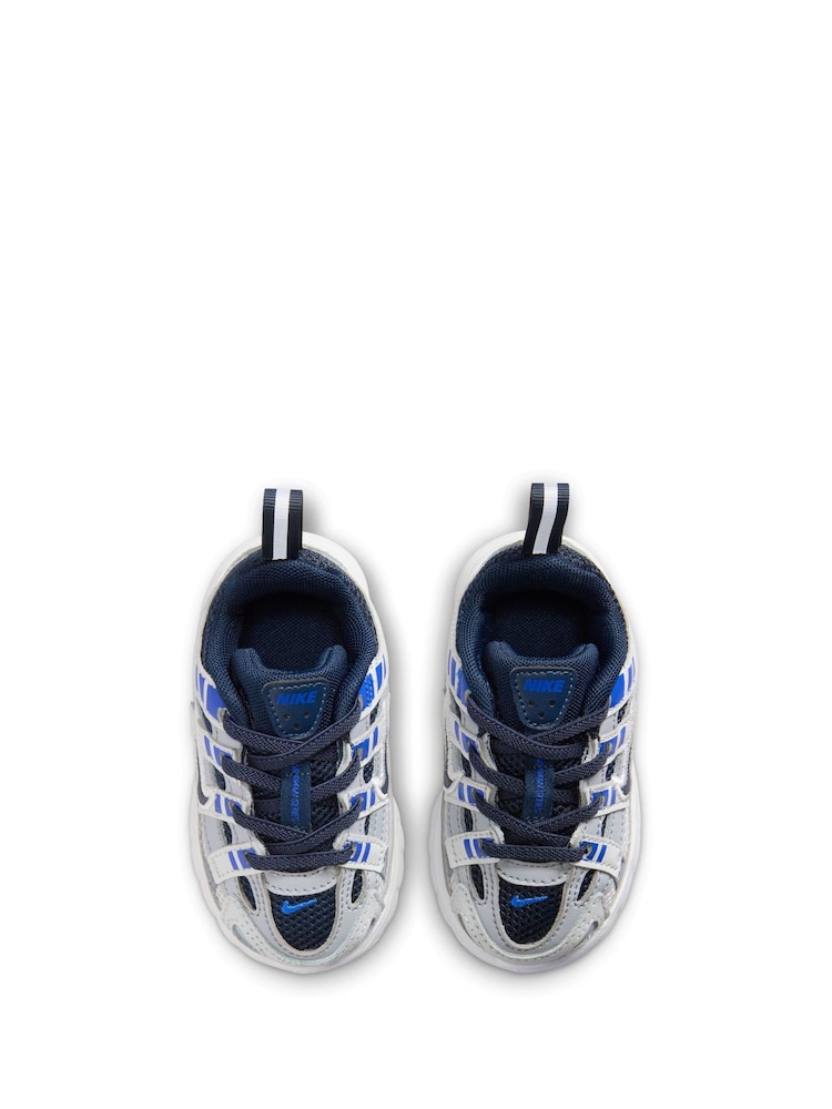 Nike Wolf Grey Blue Infant P-6000 Trainers - Image 2 of 7 Nike Wolf Grey Blue Infant P-6000 Trainers - Image 2 of 7
