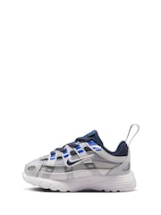 Nike Wolf Grey Blue Infant P-6000 Trainers - Image 7 of 7