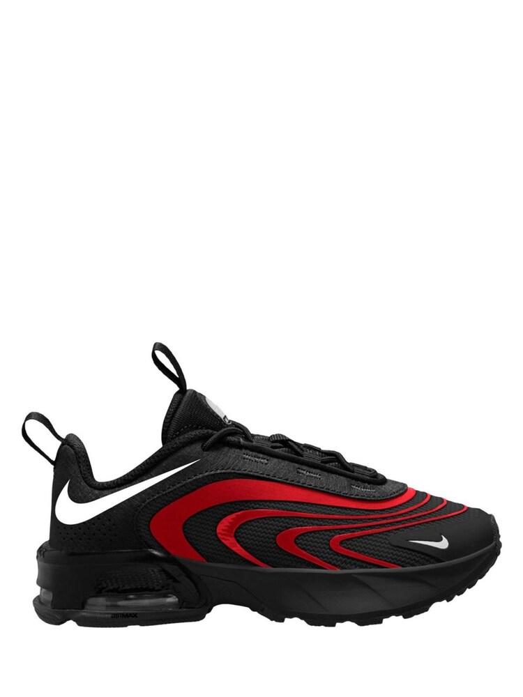 Nike Black/University Red Junior Air Max Fire Trainers - Image 1 of 4 Nike Black/University Red Junior Air Max Fire Trainers - Image 1 of 4