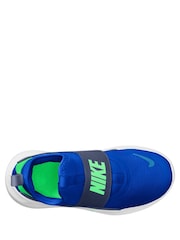 Nike Racer Blue Junior Flex Runner 4 Trainers - Image 3 of 4