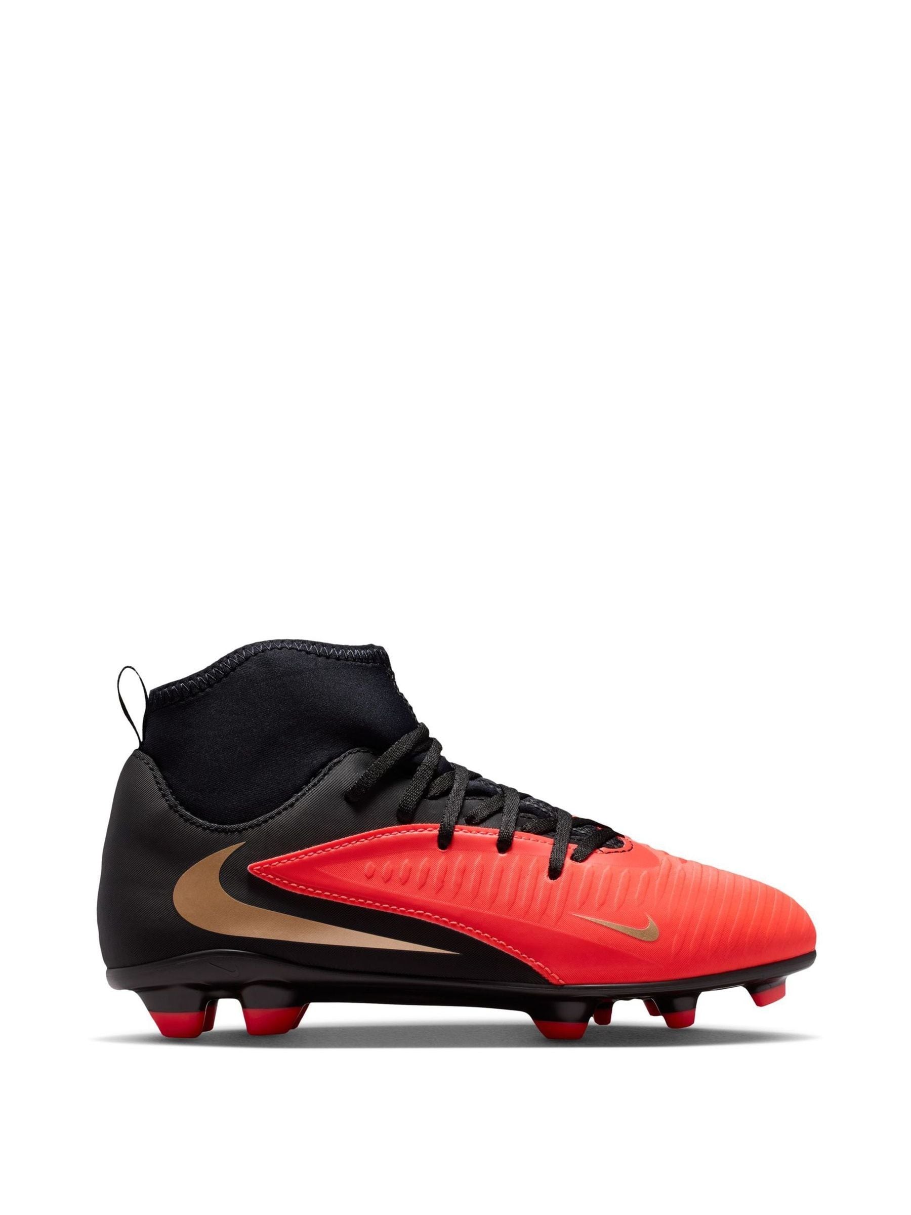 Nike Kids Phantom 6 High Club Fg/Mg Black - Image 3