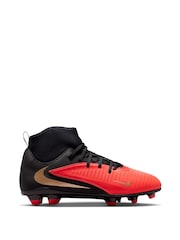 بوت كرة قدم Club برقبة مرتفعة للأرضيات المتعددة Phantom 6 للأطفال الصغار من Nike - Image 1 of 8