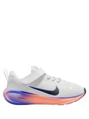 Nike White/Blue Pink Junior Stellar Ride Trainers - Image 1 of 4