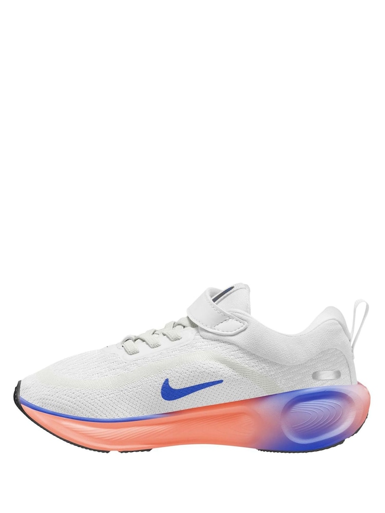 Nike White/Blue Pink Junior Stellar Ride Trainers - Image 2 of 4 Nike White/Blue Pink Junior Stellar Ride Trainers - Image 2 of 4