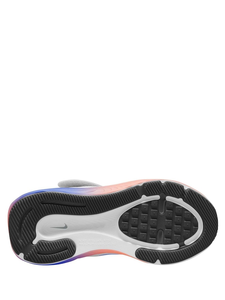 Nike White/Blue Pink Junior Stellar Ride Trainers - Image 4 of 4 Nike White/Blue Pink Junior Stellar Ride Trainers - Image 4 of 4