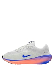 Nike White/Blue Pink Youth Stellar Ride Trainers - Image 2 of 4