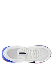 Nike White/Blue Pink Youth Stellar Ride Trainers - Image 3 of 4