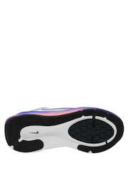 Nike White/Blue Pink Youth Stellar Ride Trainers - Image 4 of 4