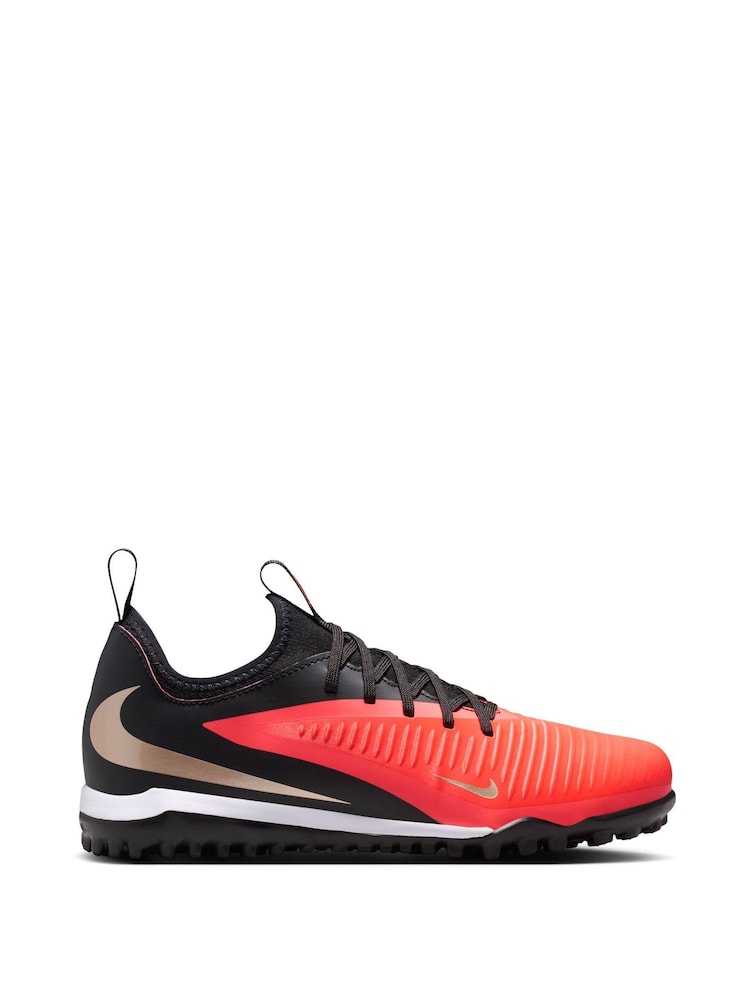 Nike Red Jr. Phantom 6 Low Academy Turf Football Trainers - Image 1 of 7