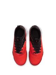 Nike Red Jr. Phantom 6 Low Academy Turf Football Trainers - Image 3 of 7