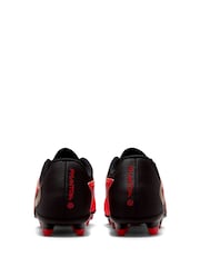 Nike Red/Black Jr. Phantom 6 Low Club Multi-Ground Football Boots - Image 4 of 9