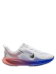 Nike White/Blue Pink Youth Vomero 18 Road Running Trainers - Image 1 of 4
