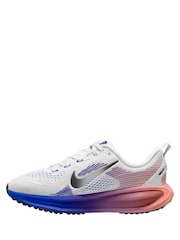 Nike White/Blue Pink Youth Vomero 18 Road Running Trainers - Image 2 of 4