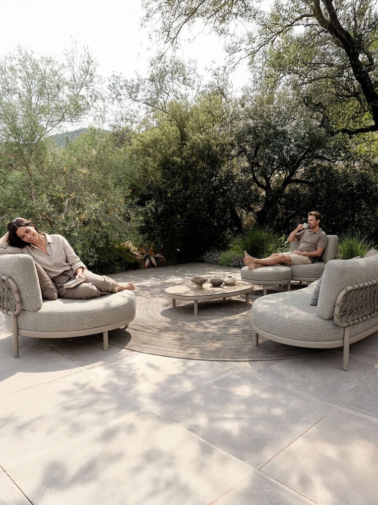 Royalcraft 5 Piece Natural Koko Garden Lounging Set - Image 2 of 6