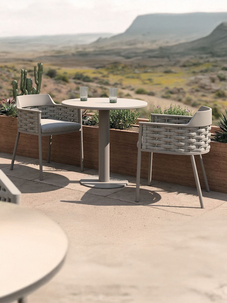 Royalcraft Natural Olma 2 Seater Garden Bistro Set - Image 1 of 6 Royalcraft Natural Olma 2 Seater Garden Bistro Set - Image 1 of 6