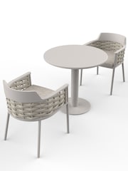 Royalcraft Natural Olma 2 Seater Garden Bistro Set - Image 3 of 6