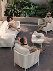 Royalcraft 4 Piece Natural Mali Garden Lounging Set - Image 2 of 6
