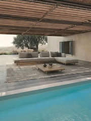 Royalcraft 5 Piece Natural Tilt Modular Garden Lounging Sofa Set - Image 1 of 6