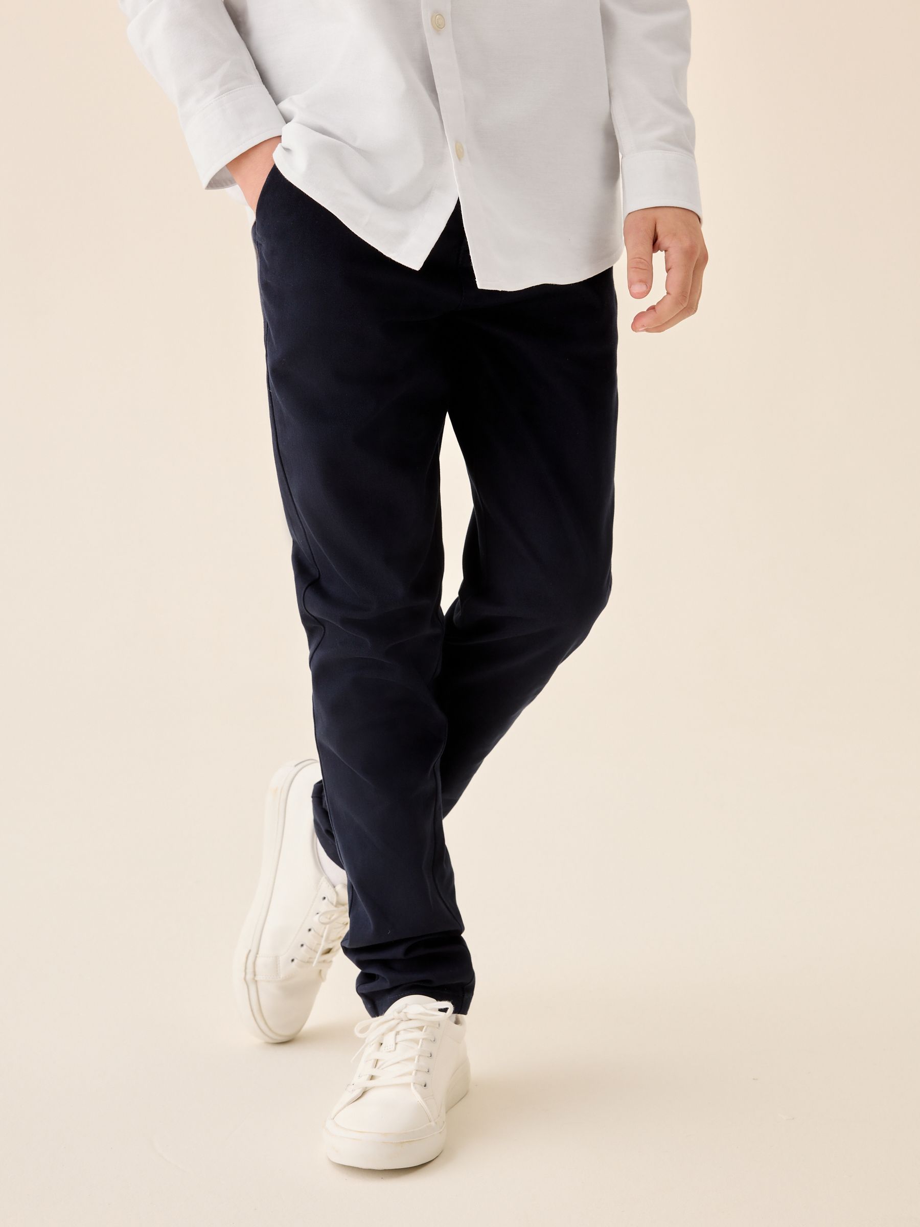 M-49 VENTILE CHINO TROUSER STRAIGHT　L Comprar Marinha - Longer Length Regular Fit Stretch Chino Trousers