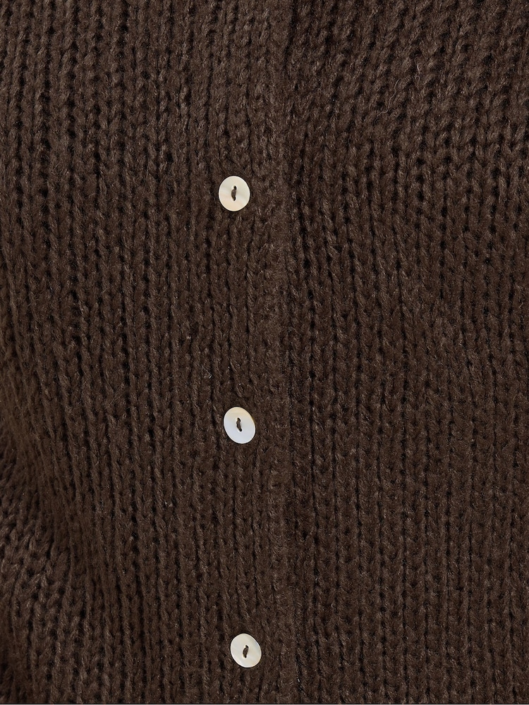 Yours Curve Yellow Lofty Short Sleeve Cardigan - Image 5 of 5 Yours Curve Yellow Lofty Short Sleeve Cardigan - Image 5 of 5