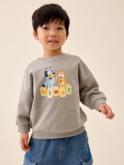 Grey Bluey Crew Sweatshirt (12mths-8yrs) - Image 1 of 4