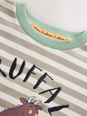 Ecru Stripe Gruffalo Crew Neck Sweat Top (6mths-8yrs) - Image 3 of 6
