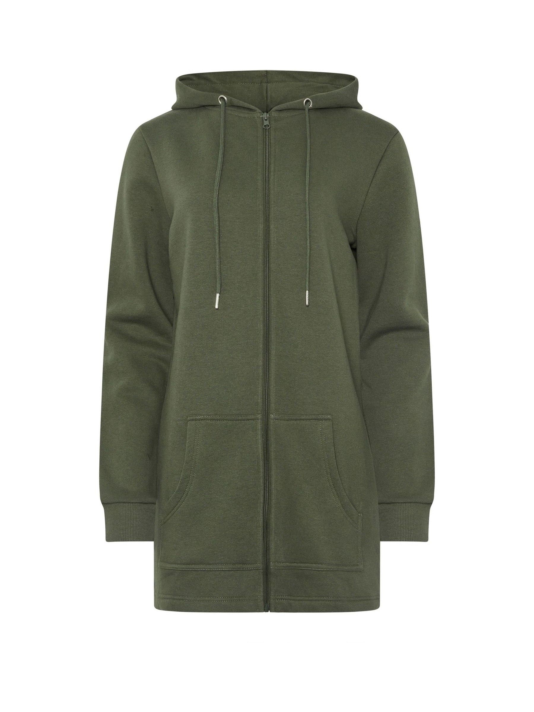 ◆サリー◆ Buy Long Tall Sally Green Longline Zip Hoodie from the Next UK