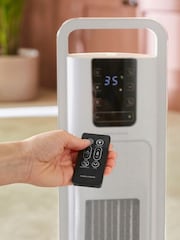 Morphy Richards White HeatFlux Ultra Thin Ceramic Tower Fan Heater - Image 3 of 5