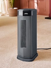 Morphy Richards Grey HeatFlux Ceramic Tower Fan Heater - Image 1 of 5
