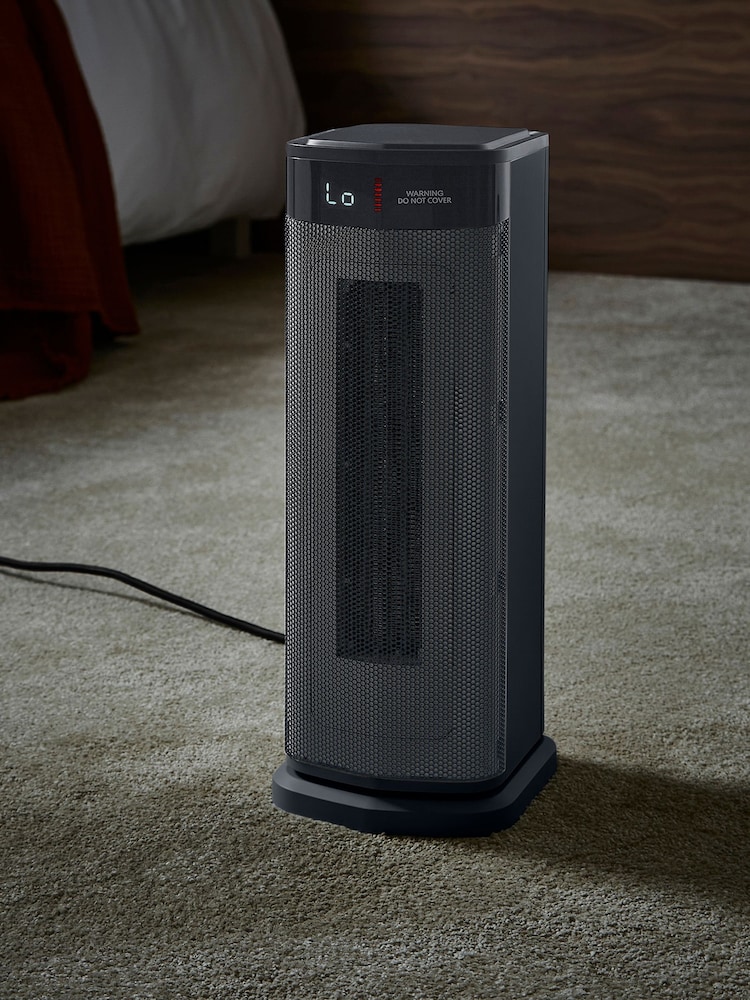 Morphy Richards Grey HeatFlux Ceramic Tower Fan Heater - Image 2 of 5