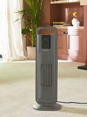 Morphy Richards Grey HeatFlux Ultra Thin Ceramic Tower Fan Heater - Image 1 of 5
