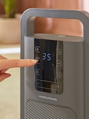 Morphy Richards Grey HeatFlux Ultra Thin Ceramic Tower Fan Heater - Image 2 of 5