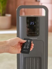 Morphy Richards Grey HeatFlux Ultra Thin Ceramic Tower Fan Heater - Image 3 of 5