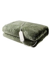 Morphy Richards Green Small EverCosy Teddy Fleece Electric Heated Throw - Image 1 of 5