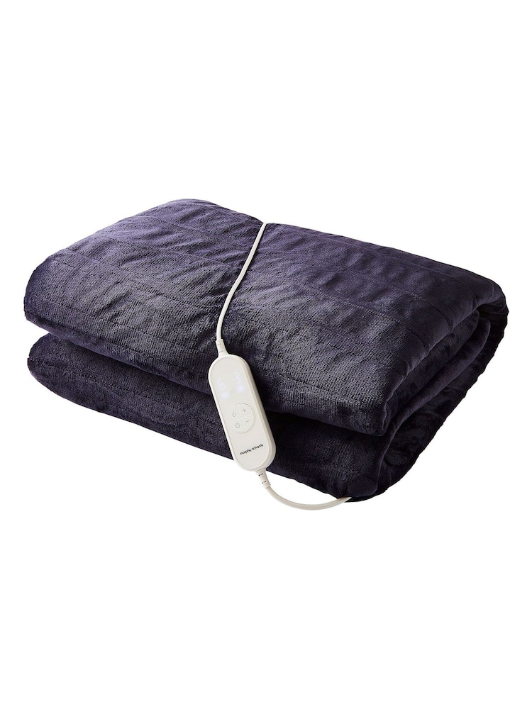Morphy Richards Blue Small EverCosy Teddy Fleece Electric Heated Throw - Image 1 of 5