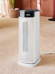 Morphy Richards White HeatFlux Ceramic Tower Fan Heater - Image 1 of 5