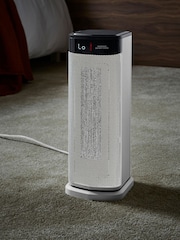 Morphy Richards White HeatFlux Ceramic Tower Fan Heater - Image 2 of 5