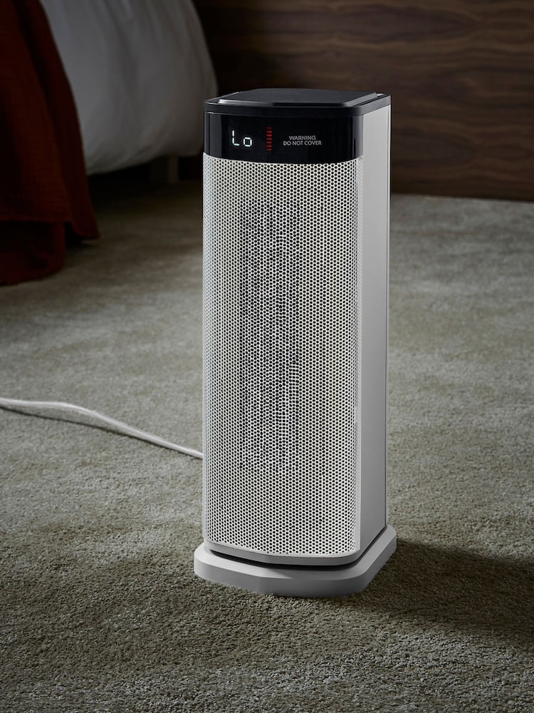 Morphy Richards White HeatFlux Ceramic Tower Fan Heater - Image 2 of 5