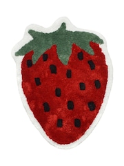 Mooky Mats Red Strawberry Shaped Bath Mat - Image 4 of 4