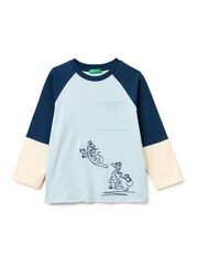 Benetton Raglan Colour Block T-Shirt - Bild 1 von 3