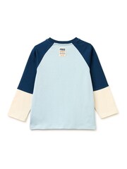 Benetton Raglan Colour Block T-Shirt - Bild 2 von 3