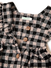 Benetton シアサッカーギンガム柄ドレス - 画像 3 / 3