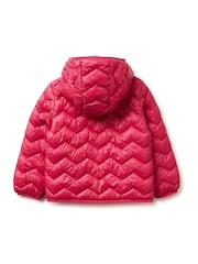Benetton Light Puffer Pink Jacket - Image 2 of 3
