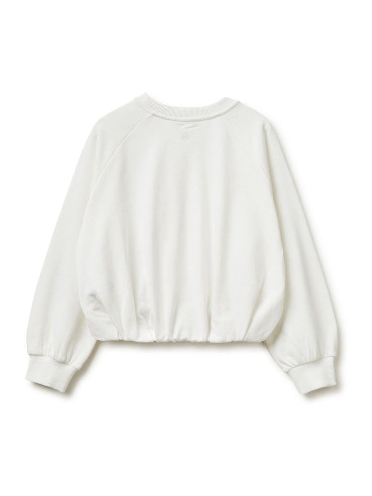 Benetton Cream Crew Neck Cherry Sweatshirt - Image 3 of 3