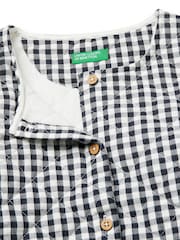 Benetton Black Gingham Jacket - Image 3 of 3